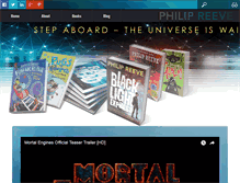 Tablet Screenshot of philip-reeve.com